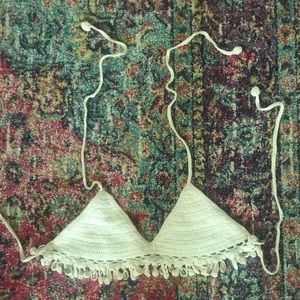 Crochet bikini with shells